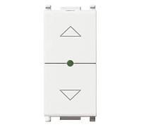 Vimar 14196 Plana - Conmutador electrónico centralizado Quid para persianas cosΦ 0,6 2 A 220-240 V ~ 50/60 Hz, almacenamiento de posición