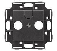 Vimar 19319 Arké adaptador para toma coaxial TV-RD-Sat, 2 salidas, preajustado para conector tipo F, 2 módulos, de completar con placa Arké, gris