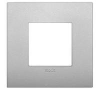Vimar 19642.79 Arké placa Classic 2 módulos, tecnopolímero, silver mate