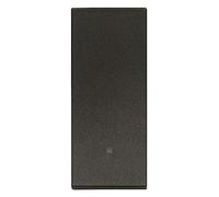 VIMAR 30000.G Línea Interruptor alineado iluminable, botón reemplazable, negro