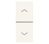 Vimar 30062.B Línea botones interbloqueados, con flechas direccionales, blanco