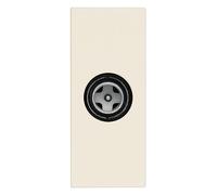 Vimar 30300.01C Línea Toma Coaxial TV-RD-SAT, Directa, Conector Macho, Cáñamo