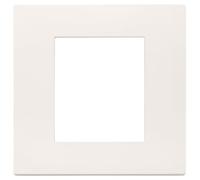 Vimar 30642.00 serie Línea Placa 2 módulos, tecnopolímero, blanco