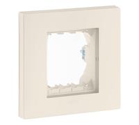 Vimar 30931.01 Calota de pared IP55, 2 módulos Linea, con garras, para cajas empotrables ø 60 mm, cáñamo