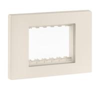 Vimar 30943.01 Carcasa de pared IP55, 3 módulos Linea, con tornillos, para cajas empotrables 3 módulos, cáñamo