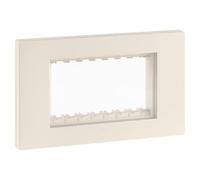 Vimar 30944.01 - Carcasa de pared IP55, 4 módulos Linea, con tornillos, para cajas empotrables de 4 módulos, cáñamo