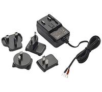 VIMAR 40104 Fuente de alimentación conmutada 100-240Vac 50/60Hz, enchufe 2P Intercambiable Estándar Europeo, Reino Unido, América y Australia, Salida con Terminales 24Vdc 1A, Negro