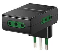 Vimar adaptador múltiple S11 + 3p11 negro