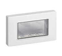 Vimar Caja de superficie Tapa IP55 4 módulos con tornillo Blanco