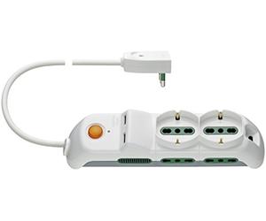 Vimar FP00526.C.B Due Enchufe Universal, 4P17/11, Spb17, 2 USB y SPD B