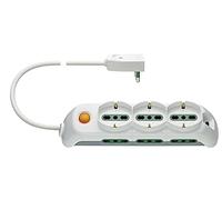 Vimar fp00531.x.b Tres enchufes Universal, 6p17/11 y spb17, Interruptor, 5 m Blanco