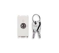 Vimar serie plana - Pulsador 2 polos no 16 llave blanco