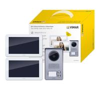 Videoportero de superficie Vimar K40916, 2 videoporteros con pantalla táctil LCD de 7" (marcado de mercancias)