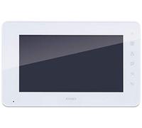 Vimar K40932 Monitor LCD 7in con teclado capacitivo para kit videoportero de superficie, alimentador, con estribo para la fijación de superficie, Blanco