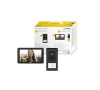 Vimar K42975 Kit de interfono de Pared con videoportero táctil Manos Libres Wi-Fi a Color LCD de 7 Pulgadas, Placa audiovídeo, 1 botón, 1 Fuente de alimentación 40103, con Soportes para Montaje en