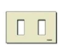 Vimar serie 8.000 - Placa 2 módulo resina presión serie 8000 marfil