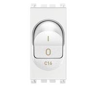 Vimar serie arke - Interruptor mate 1 polo+neutro c16 120-230v blanco