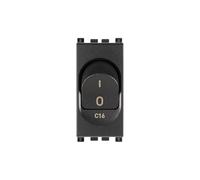 Vimar serie arke - Interruptor mate 1 polo+neutro c16 120-230v gris