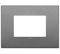 Vimar serie arke - Marco classic 3 módulos metal pizarra mate