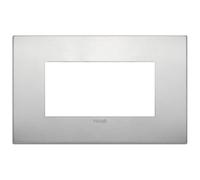 Vimar serie arke - Marco classic 4 módulos aluminio
