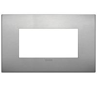 Vimar serie arke - Marco classic 4 módulos aluminio lava