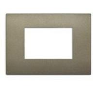 Vimar serie arke - Marco classic 4 módulos tecnopolimero verde mate