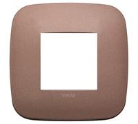 Vimar serie arke - Marco round 2 módulos metal bronce mate