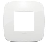 Vimar serie arke - Marco round 2 módulos tecnopolimero blanco