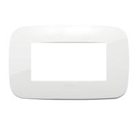Vimar serie arke - Marco round 4 módulos tecnopolimero blanco