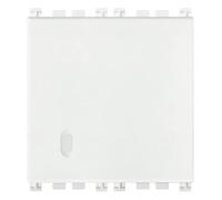 Vimar serie arke - Pulsador 1 polo no 10a 2 módulos blanco