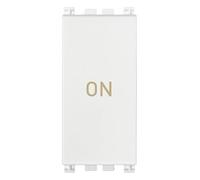 Vimar serie arke - Pulsador 1 polo no+contacto cerrado 10a simbolo on blanco