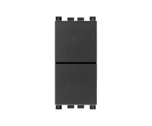 Vimar serie arke - Pulsador doble independiente no+no 10a gris