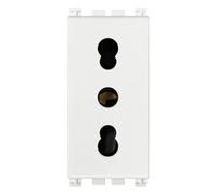 Vimar serie arke - Toma 2 polos+tierra 16a p17/11 blanco