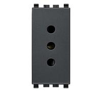 Vimar serie eikon - Toma 2 polos+tierra 10a p11 gris