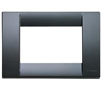 Vimar serie idea - Placa classica 3 módulo plastico idea gris grafito