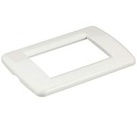 Vimar serie idea - Placa rondo 3 módulo plastico blanco brillante
