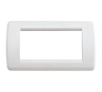 Vimar serie idea - Placa rondo 4 módulo plastico blanco idea