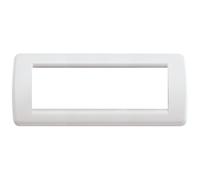 Vimar serie idea - Placa rondo 6 módulo plastico blanco idea