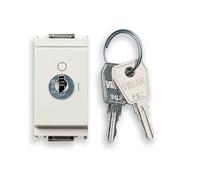 Vimar serie idea - Pulsador 1 polo contacto abierto 16 llave-000 blanco