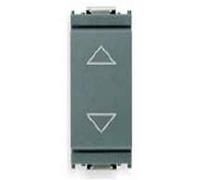 Vimar serie idea - Pulsador conmutador 1 polo 10a gris