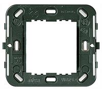 Vimar serie idea - Soporte 2 módulo estrecho liso diámetro 60/56x56mm