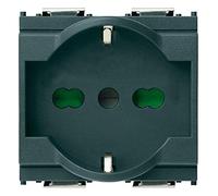 Vimar Toma Universal Gris 2P T 16A Presa de Pared Estándar