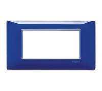Vimar serie plana - Placa 4 módulo reflex zafiro