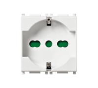 Vimar serie plana - Toma 2 polos+tierra 16a universal blanco