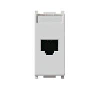 Vimar serie plana - Toma rj45 netsafe cat5e ftp-110 silver