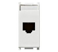 Vimar serie plana - Toma rj45 netsafe cat6 utp 110 blanco