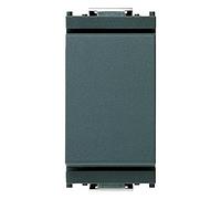 VIMAR TRE37641 0R16001 Idea Interruptor 1P 16 AX 250 V~, Gris. Máximo 200 W para lámparas con Fuente de alimentación integrada (IEC 60669-1:2017), 1 Pezzo