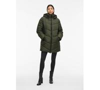 Vila Vimilja Padded Coat-Noos, Deep Depths, 42 Mujeres