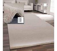 VIMODA Alfombra de Pelo sintético de imitación en Beige denso, Suave y Brillante, tamaño: 120 x 170 cm, bunny1000_Beige_1-1