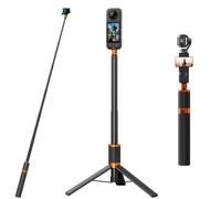 Vimose Trípode invisible para selfie de 48 pulgadas para Insta360 X4/GO 3/X3/ONE RS/ONE X2/ONE X/GO 2/ONE R/ONE - Barra de extensión para selfie con mango ajustable impermeable para cámara de acción